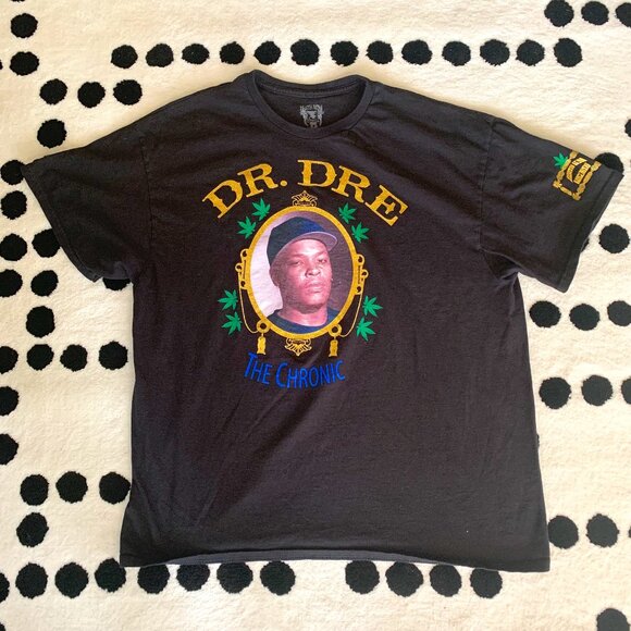 Dr. Dre The Chronic Deathrow Records Album Cover Graphic T-Shirt - Picture 1 of 10
